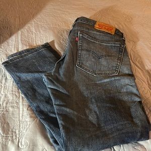 Levi Mens 510 Skinny Fit Stretch distressed Jeans$30